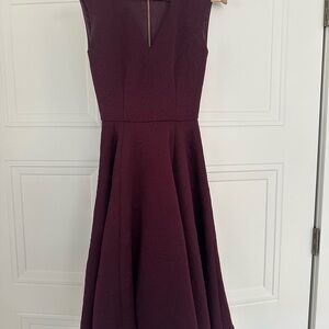 Ted Baker Plum Textured Midi Dress